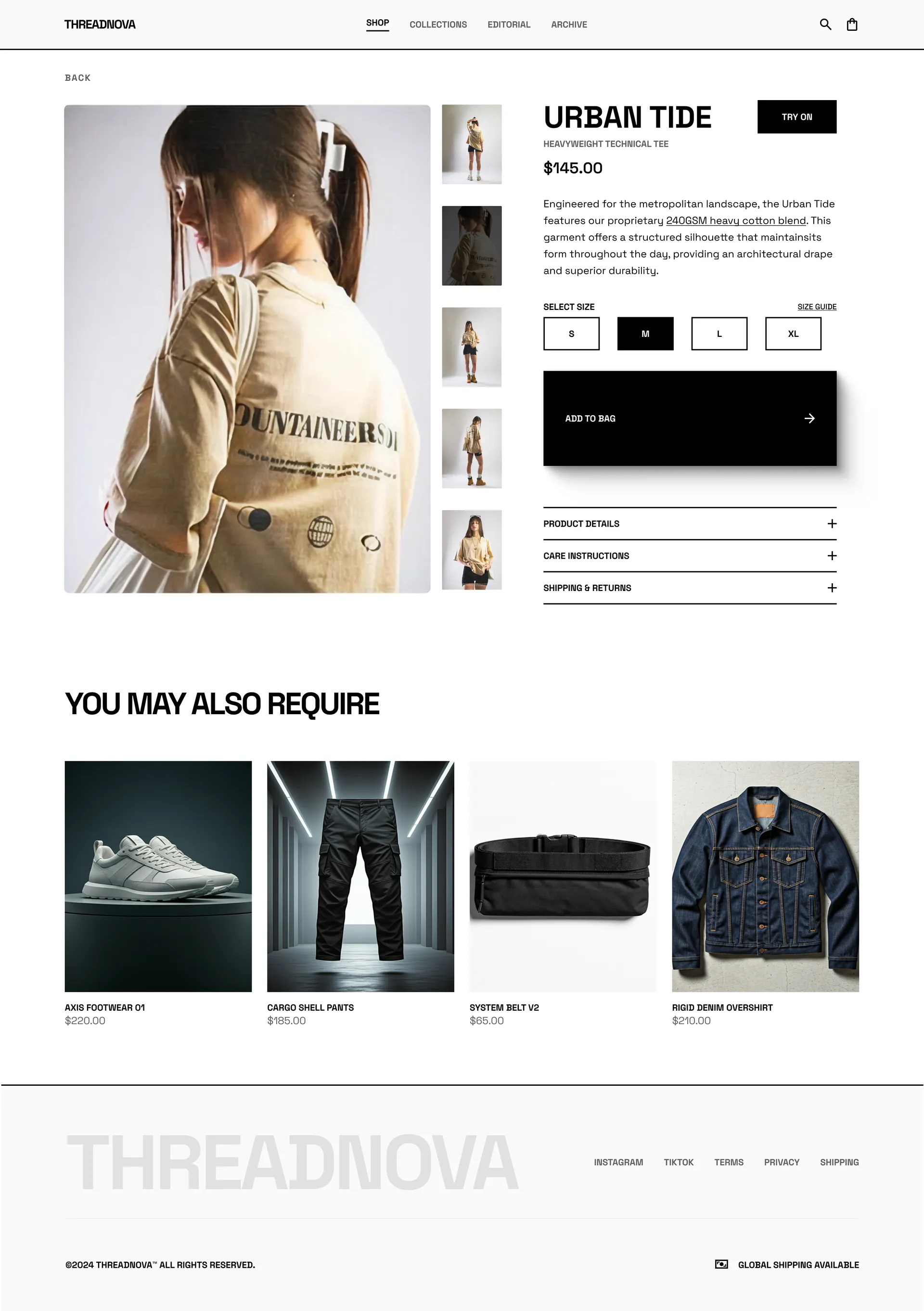 Streetwear Store E-commerce — Apparel Store with AI Try-On — 05